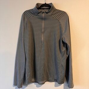 Grey Patagonia Capilene 3 1/4 zip